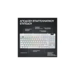 Logitech Pro X TKL Ασύρματο Gaming Μηχανικό Πληκτρολόγιο Tenkeyless με RGB φωτισμό (Αγγλικό US) Lightspeed White - Image 4