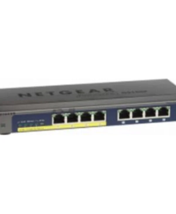NetGear GS108PP Unmanaged L2 PoE+ Switch με 8 Θύρες Gigabit (1Gbps) Ethernet