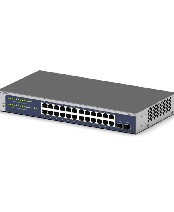 NetGear GS724T v1 Managed L3 Switch με 24 Θύρες Gigabit (1Gbps) Ethernet