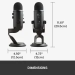 Blue Microphones Yeti Σετ Πυκνωτικό Μικρόφωνο USB Επιτραπέζιο για Φωνητικά - Image 2