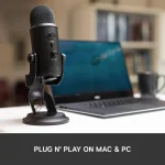 Blue Microphones Yeti Σετ Πυκνωτικό Μικρόφωνο USB Επιτραπέζιο για Φωνητικά - Image 4