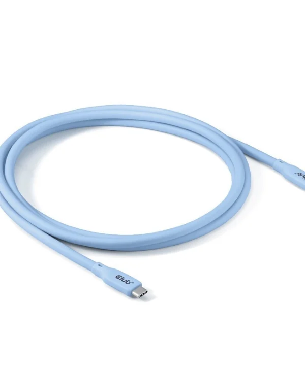 Club3D USB 2.0 Cable USB-C male - USB-C 240W Μπλε 2m CAC-3003 CAC-3003
