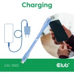 Club3D USB 2.0 Cable USB-C male - USB-C 240W Μπλε 2m CAC-3003 CAC-3003 - Image 4