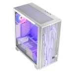 Modecom Volcano Perun Apex Gaming Midi Tower Κουτί Υπολογιστή με Πλαϊνό Παράθυρο και RGB Φωτισμό Λευκό - Image 12