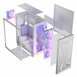 Modecom Volcano Perun Apex Gaming Midi Tower Κουτί Υπολογιστή με Πλαϊνό Παράθυρο και RGB Φωτισμό Λευκό - Image 13
