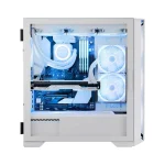 Modecom Horizon Flow Midi Tower Κουτί Υπολογιστή με Πλαϊνό Παράθυρο και RGB Φωτισμό Λευκό - Image 3
