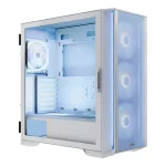 Modecom Horizon Flow Midi Tower Κουτί Υπολογιστή με Πλαϊνό Παράθυρο και RGB Φωτισμό Λευκό - Image 11