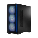 Modecom Horizon Flow Midi Tower Κουτί Υπολογιστή με Πλαϊνό Παράθυρο και RGB Φωτισμό Μαύρο - Image 4