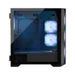 Modecom Horizon Flow Midi Tower Κουτί Υπολογιστή με Πλαϊνό Παράθυρο και RGB Φωτισμό Μαύρο - Image 5