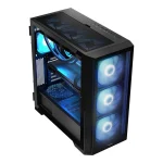 Modecom Horizon Flow Midi Tower Κουτί Υπολογιστή με Πλαϊνό Παράθυρο και RGB Φωτισμό Μαύρο - Image 7