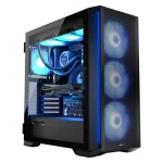 Modecom Horizon Flow Midi Tower Κουτί Υπολογιστή με Πλαϊνό Παράθυρο και RGB Φωτισμό Μαύρο - Image 13