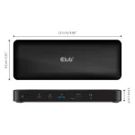 Club3D CSV-1583 Thunderbolt 4 Docking Station με HDMI/DisplayPort 4K PD Ethernet Μαύρο CSV-1583 - Image 3