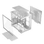 Modecom Panorama Gaming Midi Tower Κουτί Υπολογιστή με Πλαϊνό Παράθυρο Λευκό - Image 4