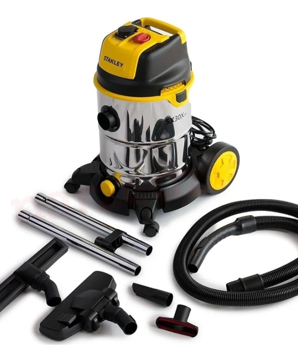 Stanley Σκούπα Υγρών/Στερεών 1600W με Ανοξείδωτο Κάδο 30lt SXVC30XTDE