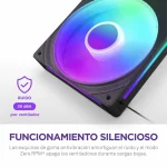 NZXT F360 RGB Core Case Fan με Σύνδεση 4-Pin PWM / 4-pin NZXT RGB - Image 5