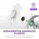 NZXT F280 RGB Core Case Fan με Σύνδεση 4-Pin PWM / 4-pin NZXT RGB Λευκό - Image 4