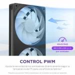 NZXT F280 RGB Core Case Fan με Σύνδεση 4-Pin PWM / 4-pin NZXT RGB - Image 7