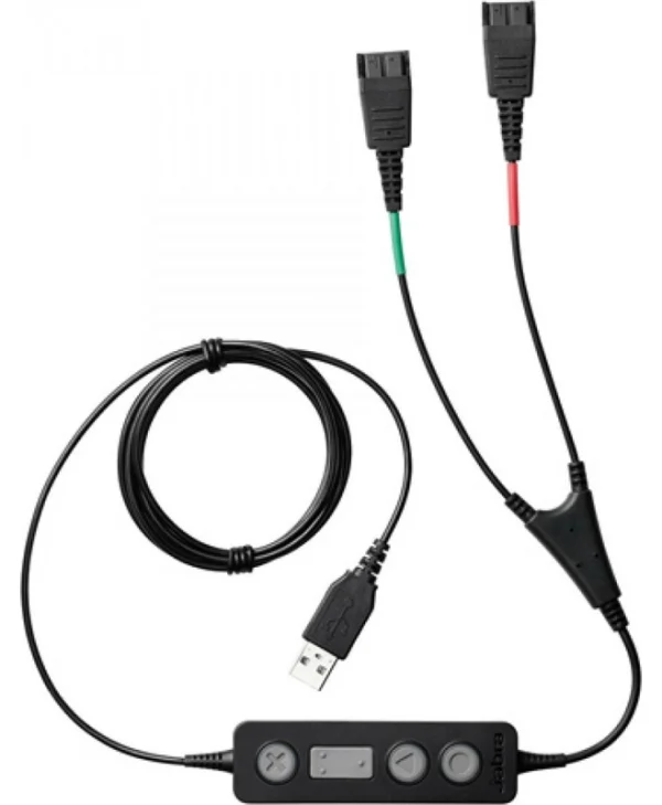 Jabra Link 265 (265-09) Αντάπτορας USB to 2x QD Training Cable (265-09) 265-09