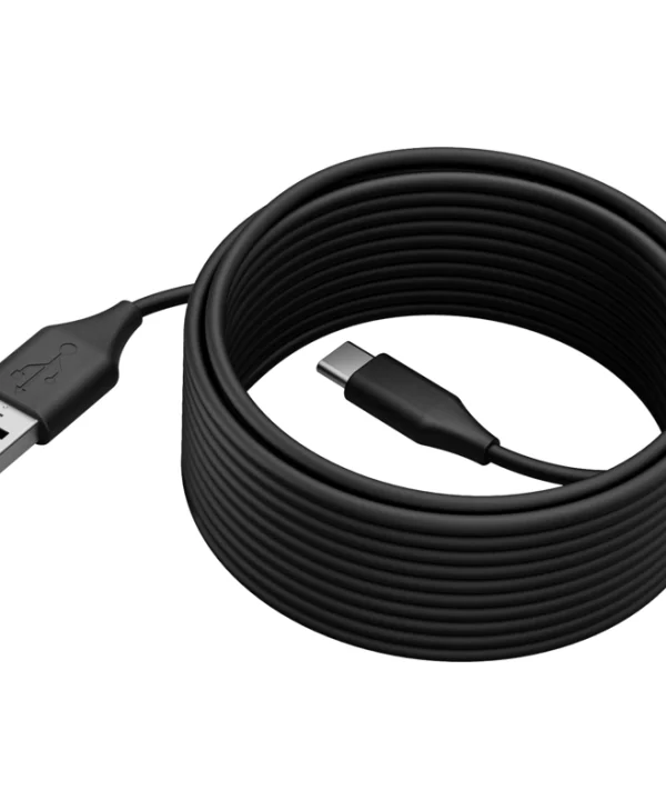 Jabra USB 3.2 Cable USB-C male - USB-A Μαύρο 5m (14202-11) 14202-11