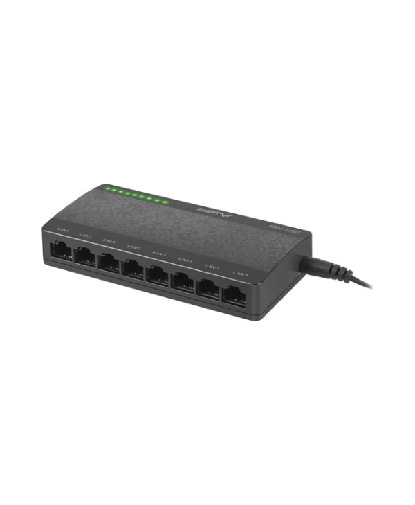 Lanberg DSP1-1008 Unmanaged L2 Switch με 8 Θύρες Gigabit (1Gbps) Ethernet DSP1-1008