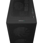 Deepcool CH360 Micro Tower Κουτί Υπολογιστή με Πλαϊνό Παράθυρο και RGB Φωτισμό Μαύρο - Image 9