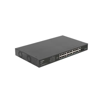 Lanberg Unmanaged L2 PoE+ Switch με 24 Θύρες Gigabit (1Gbps) Ethernet και 2 SFP Θύρες