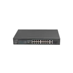 Lanberg RSFE-16P-2C-250 Unmanaged L2 PoE+ Switch με 16 Θύρες Gigabit (1Gbps) Ethernet και 2 SFP Θύρες RSFE-16P-2C-250 - Image 4