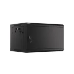 Lanberg Επιτοίχια Καμπίνα Rack 6U 60x60cm Μαύρο WF01-6406-00B WF01-6406-00B