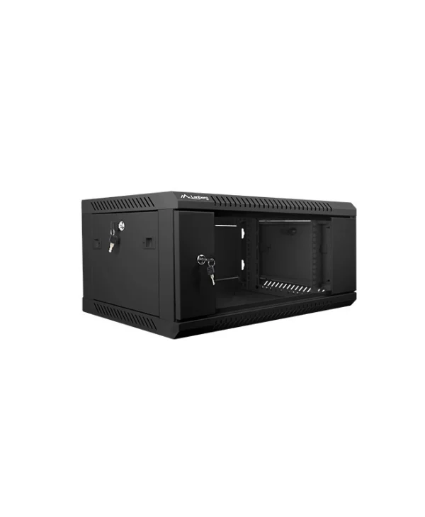 Lanberg Επιτοίχια Καμπίνα Rack 4U 60x45x29cm Μαύρο WF01-6404-10B WF01-6404-10B