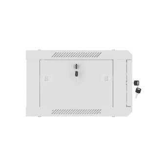 Lanberg Επιτοίχια Καμπίνα Rack 4U 60x45x29cm Γκρι WF01-6404-10S WF01-6404-10S