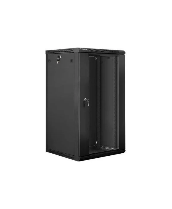 Lanberg Επιτοίχια Καμπίνα Rack 22U 60x60x108.5cm Μαύρο WF01-6622-10B WF01-6622-10B