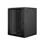 Lanberg Επιτοίχια Καμπίνα Rack 15U 60x60x77.4cm Μαύρο WF01-6615-10B WF01-6615-10B - Image 2