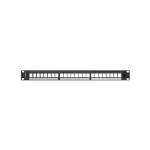 Lanberg Patch Panel Keystone για Rack 1U 19" 24 Θυρών Μαύρο - Image 2