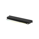 Lanberg Patch Panel Shielded για Rack 1U 19" 24 Θυρών cat6a Μαύρο - Image 4
