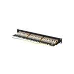 Lanberg Patch Panel Shielded για Rack 1U 19" 24 Θυρών cat6a Μαύρο - Image 6