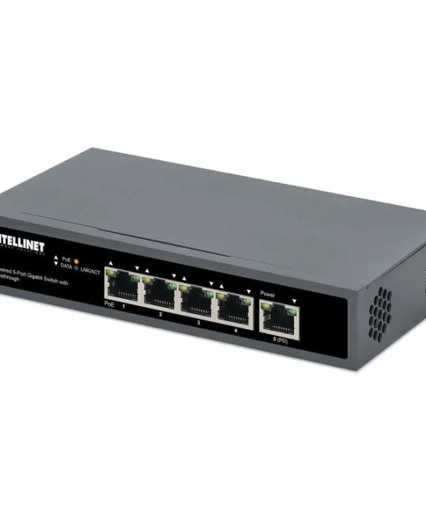 Intellinet 561846 Managed L2 PoE+ Switch με 24 Θύρες Gigabit (1Gbps) Ethernet και 4 SFP Θύρες 561846