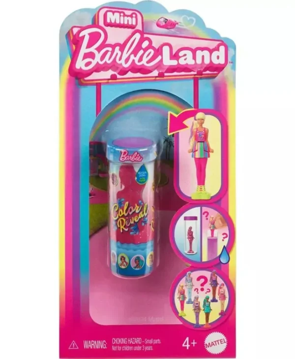 Barbie Mini Barbieland- Color Reveal Shimmer Series για 4+ ετών Ετών (Διάφορα Σχέδια) 1τμχ