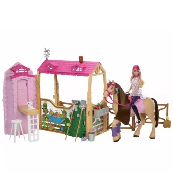 Barbie Mysteries The Great Horse Chase Ultimate Stable Σετ Κούκλας για 3+ ετών+ Ετών