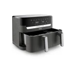 Tefal Dual Easy Air Fryer με Διπλό Αποσπώμενο Κάδο 8.3lt Μαύρο