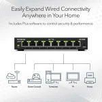 NetGear GS308E-400EUS v1 Unmanaged L2 Switch με 8 Θύρες Gigabit (1Gbps) Ethernet GS308E-400EUS - Image 4
