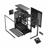 Modecom Volcano Stellar ARGB 8F Gaming Midi Tower Κουτί Υπολογιστή με Πλαϊνό Παράθυρο Μαύρο - Image 4