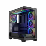 Modecom Volcano Stellar ARGB 8F Gaming Midi Tower Κουτί Υπολογιστή με Πλαϊνό Παράθυρο Μαύρο - Image 7