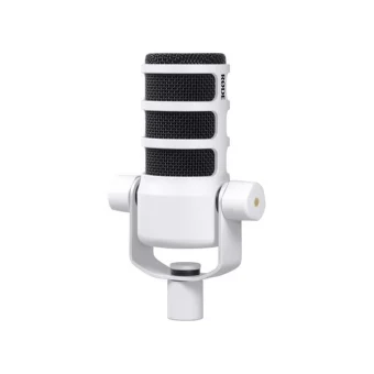 Rode PodMic W Δυναμικό Μικρόφωνο XLR Shock Mounted για Studio σε Λευκό Χρώμα