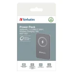 Verbatim Charge 'n' Go MagSafe Power Bank 5000mAh με Θύρα USB-C Power Delivery Γκρι - Image 4