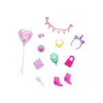 Barbie Ρούχα για Κούκλες Pink Heart Balloon για 3+ ετών+ Ετών - Image 2