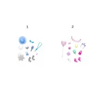 Barbie Ρούχα για Κούκλες Pink Heart Balloon για 3+ ετών+ Ετών - Image 3