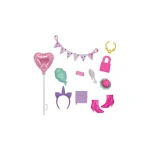 Barbie Ρούχα για Κούκλες Pink Heart Balloon για 3+ ετών+ Ετών - Image 6