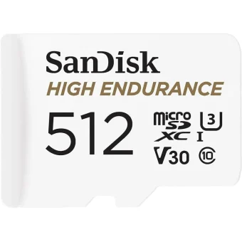 Sandisk High Endurance microSDXC 512GB Class 10 UHS-I με αντάπτορα