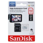 Sandisk High Endurance microSDXC 512GB Class 10 UHS-I με αντάπτορα - Image 2