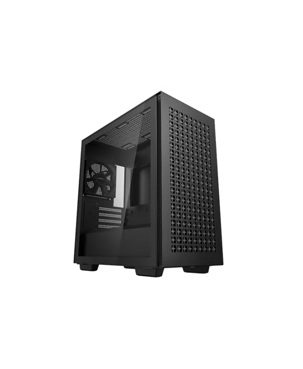 Deepcool CH370 Gaming Midi Tower Κουτί Υπολογιστή με Πλαϊνό Παράθυρο Μαύρο